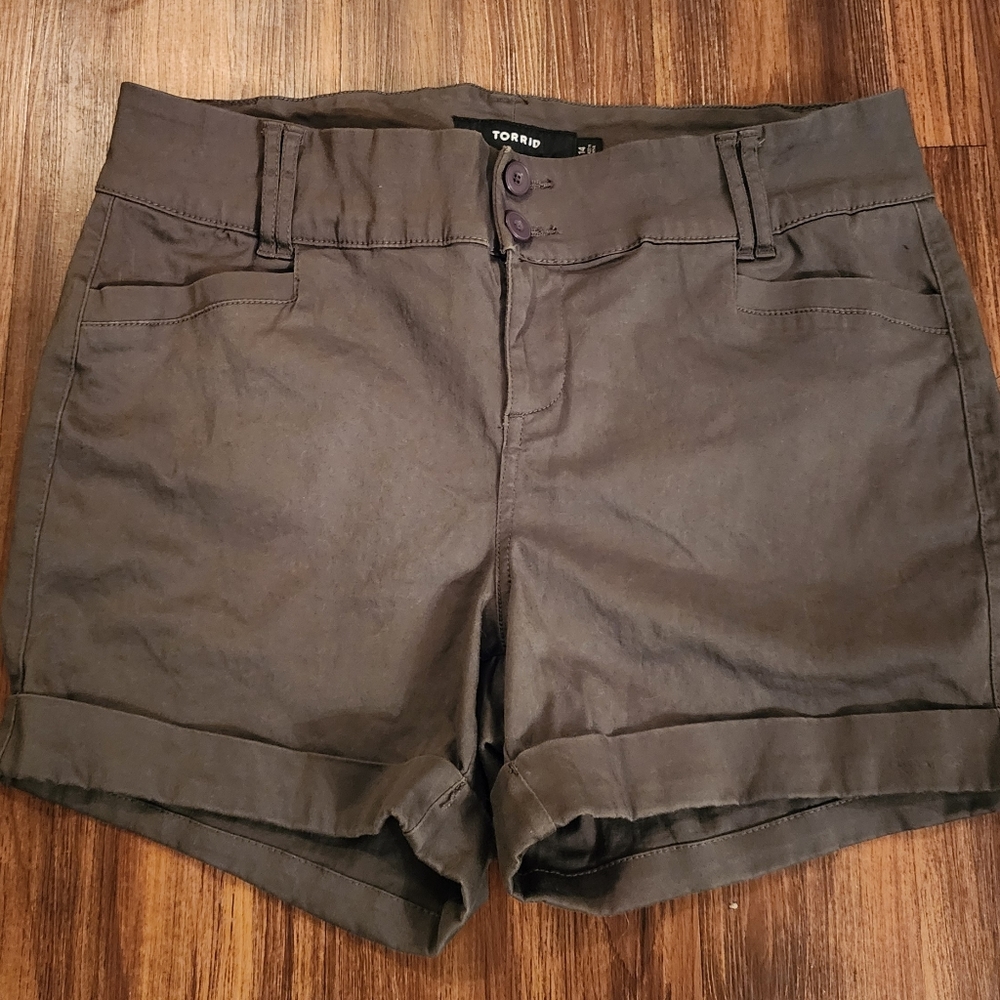Torrid Cuffed Shorts